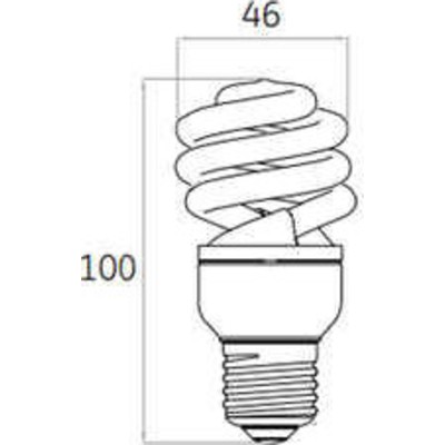 Лампа 12W Spiral T2 FLE12HLX/T2/865/E27 GE 85635