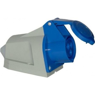 Розетка HT-113 16А стац. 2Р+РЕ 220В IP-44 АБК-Сила