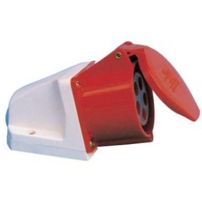 Розетка HT-135 63А стац. 3Р+РЕ+N 380В IP-67 АБК-Сила