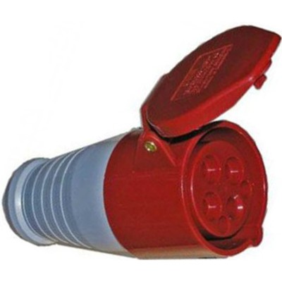 Розетка  HT-224 32А переносная  3Р+РЕ 380В IP-44 АБК-Сила