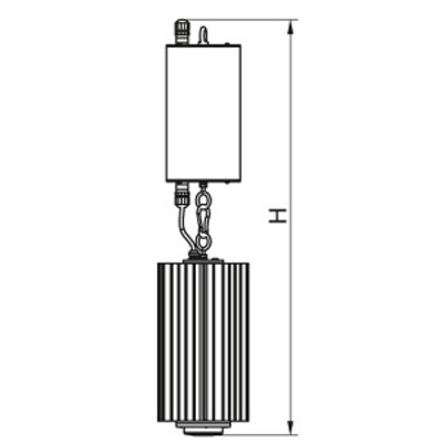 Светильник ДСП04-100-001 Star 850 IP65, 150х672, корпус Al, LED, 1 блок, 100 Вт, 10225 лм, 102 лм/Вт, Ra=80, ССТ 5000K, КСС 