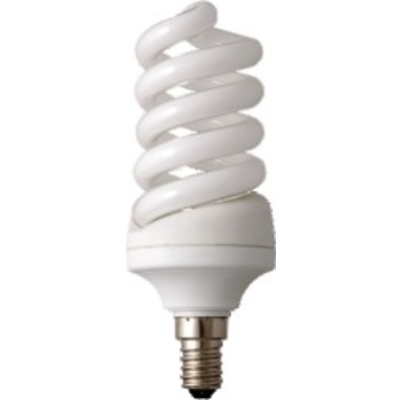 Лампа 20W  Spiral 20W 220V E14 4000K 128x48 Ecola