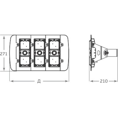 150W Прожектор ДО 09-150-001 линза 15 град LED 12760 лм