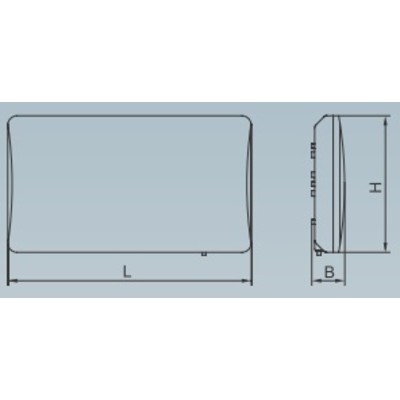 Светильник ДБО77-1.2-113 Panorama PT LED IP54,  330x185x45, корпус ПК, белый, расс. опал. из ПК, LED, БАП 3 ч., постоянный, ручной тест АСТЗ
