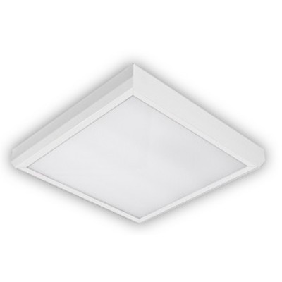 Светодиодный Classic LED/S-36-849-83 Prizma IP20, 590х590х69, прозрачный рассеиватель, накладной, в ком-те с LED лампой Т5 G5,  cosφ>0,9 ЗСП