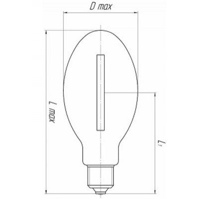 Лампа 100W ДНаЗ / Reflux 100-2/G PGX 22  