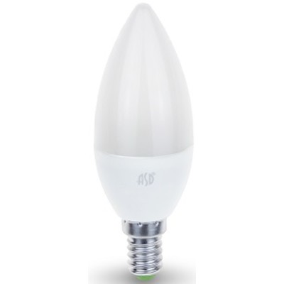 Лампа светодиодная LED-СВЕЧА-standard 3.5Вт 160-260В Е14 3000К 320Лм ASD