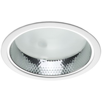 Светильник TLDR0802 1 RD downlight (излучающий вниз), IP44/IP20, ø220, корпус - алюминиевый литой радиатор, рассеиватель  - утопленное матовое стекло, потребляемая мощность 28 Вт, светов