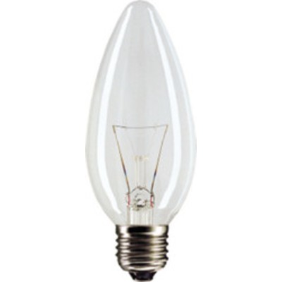 Лампа свеча 60W ДС 220V Е-27 прозрачная МСЭЛЗ