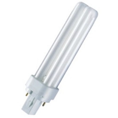 Лампа 18W Biax™ D 2-pin, встроенный стартер F18DBXT4/SPX27/827 GE 