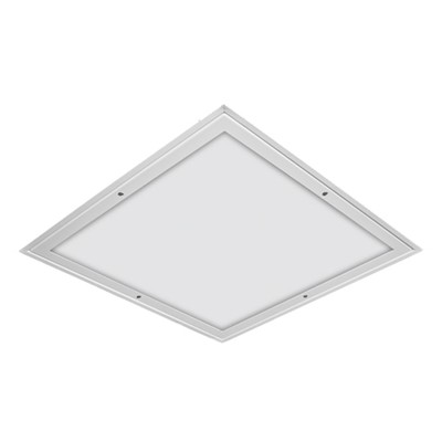 Светильник ДВО15-38-002 WPC 840 IP54, 595х605х73, встраиваемый в потолок clip-in, матовое защитное стекло из ПК, LED, 38 Вт, 3295 лм, 87 лм/Вт, Ra=80, CCT=4000K, PF=0,96 АСТЗ