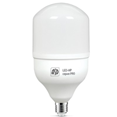 Лампа светодиодная LED-HP-PRO 65Вт 230В E40 6500К 5850Лм ASD