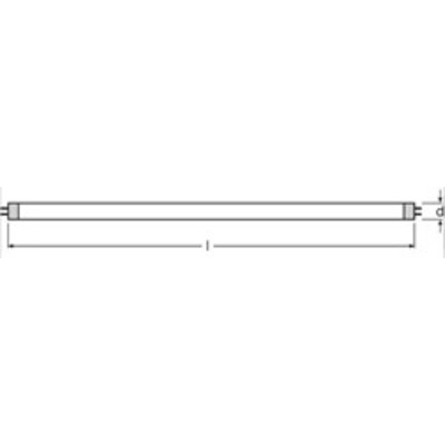 Лампа 18W Трубчатые лампы FLUORA ®  T8, цоколь G13 L 18 W/77 OSRAM 