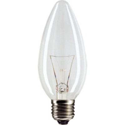Лампа свеча 40W Standard 40W E27 230V B35 CL 2CT PHILIPS 