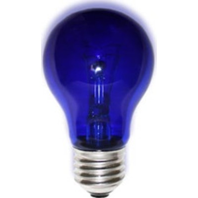 Лампа 60W  БС-60 220V E27 синяя КЭЛЗ