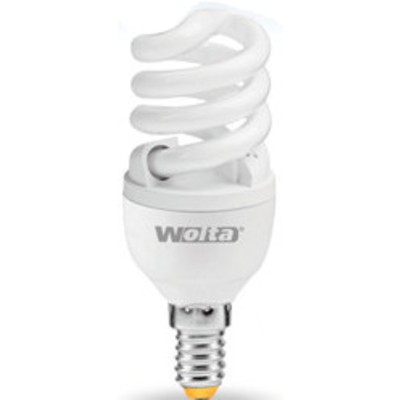 Лампа 12W Half-Slim (спираль) E-27  2700K Wolta 10YHSP12E27