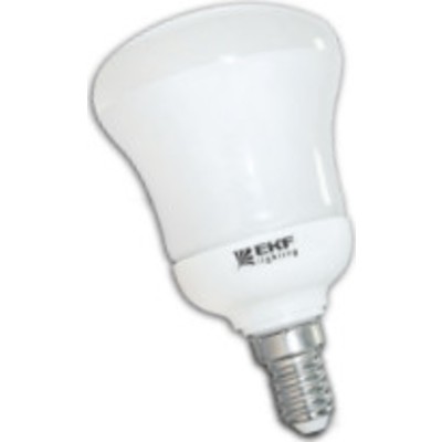 Лампа 9W энергосберегающая CB-цилиндр 9W 2700К Е14 10000h R50 EKF