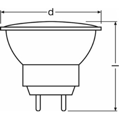Лампа 20W DECOSTAR ® 51 ECO 12V GU5.3 24° OSRAM 48860 FL