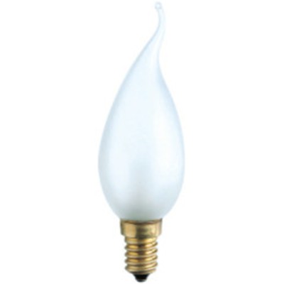 Лампа свеча на ветру 40W DECOR BA OFR 40 Е-14 матовая OSRAM
