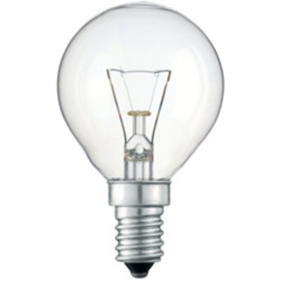 Лампа шар 25W Standard 25W E14 230V P45 CL 1CT PHILIPS.