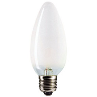 Лампа свеча 60W SUPER B SIL  230V E27 опал криптоновая OSRAM