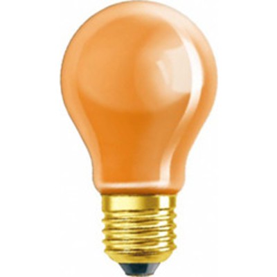Лампа шар 25W DECOR А COLOR A55 220-240V E27 ОРАНЖЕВЫЙ OSRAM