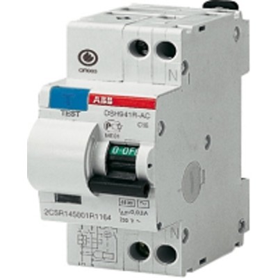 Дифференциальный автоматический выключатель 1P+N 40A 30mA (AC) хар. C ABB DSH941R 2CSR145001R1404