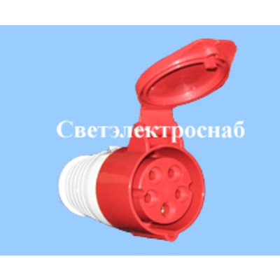 Розетка переносная 215 3Р+РЕ+N 16А 380В IP44 EKF