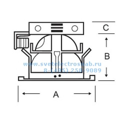 Светильник TL10-05 2*E27 downlight (излучающий вниз), ø258, отражатель - зеркальный алюминий, рассеиватель - отсутствует, 2 керамич. патрона с цоколем Е27