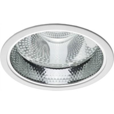Светильник TL10-03 226 EL downlight (излучающий вниз), ø258, отражатель - зеркальный алюминий, рассеиватель - утопленное мозаичное стекло, ЭПРА (класс энергосбережения EEI=A2) Helvar, Ph