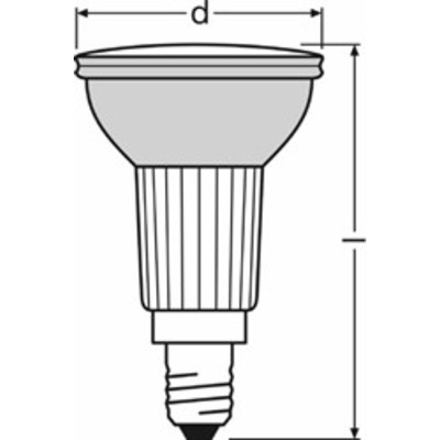 Лампа 40W  240V 40PAR16/240/FL 25° GE (с отражателем)