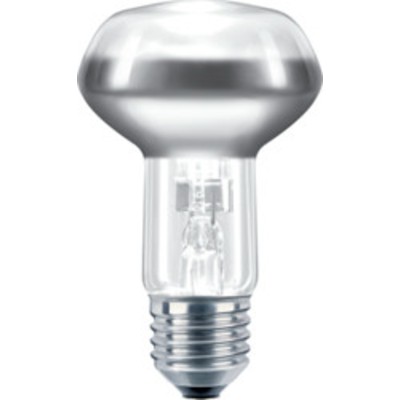 Лампа 70W  230V E27  EcoClassik30 Reflector (матир) R80  D=81 L=114 (2000kd) PHILIPS (рефлектор)