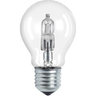 Лампа 18W  230V E27  HALOGEN CLASSIC A ECO D=55 L=96 (170 lm) OSRAM (шаровидные)