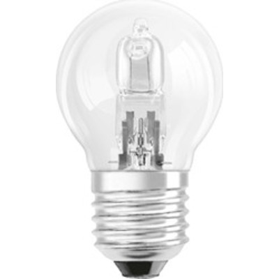 Лампа 18W  230V E27 HALOGEN CLASSIC P ECO D=45 L=80 (160 lm) OSRAM (шаровидные)