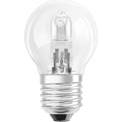 Лампа   42W  230V E27 HALOGEN CLASSIC P ECO D=45 L=80 (580 lm) OSRAM (шаровидные)