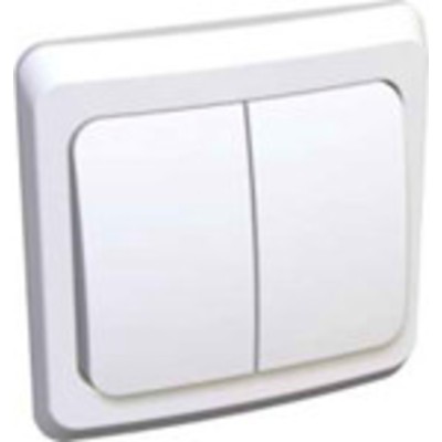 Выключатель 2-кл.  с. у. ВС10-002B 10A ЭТЮД белый Schneider Electric