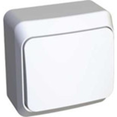 Нажимная кнопка 1-кл.  о. у. КА10-001В  10A ЭТЮД  белый Schneider Electric