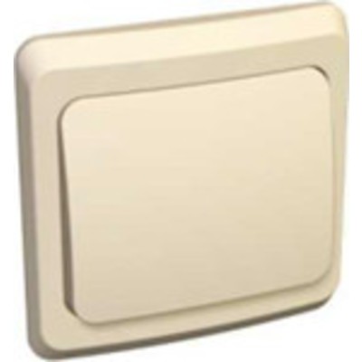 Нажимная кнопка 1-кл.  с. у. КС10-001К  10A  ЭТЮД  кремовый Schneider Electric