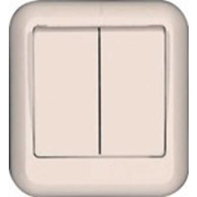 Выключатель 2-кл.  о. у.  VA5U-214-S 10А. ПРИМА слоновая кость Schneider Electric