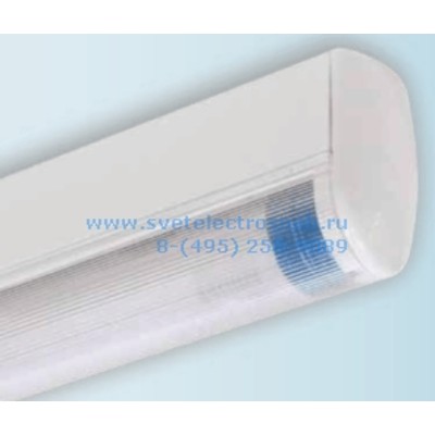 Светильник  ЛПО46-58-613 Luxe IP20, расс. экструд. опал. из ПК, ЭПРА,  РОССИЯ