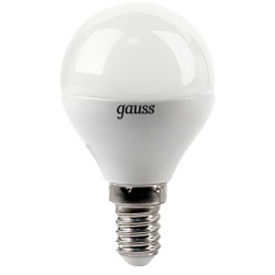 Лампа Gauss светодиодный шар для хрустальных люстр (прозрачный) 3W E14 2700K аналог 40W HA104201105-D