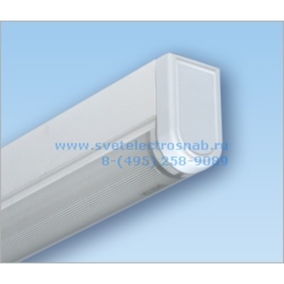 Светильник ДПО46-38-004 Luxe F IP20, прозрачный ПК, l=1235 мм, LED, 3840 лм,  сos φ=0,95  АСТЗ