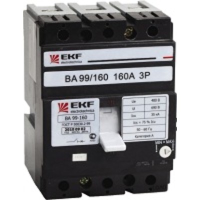 Автоматический выключатель ВА-99 160/125А 3P 35кА EKF