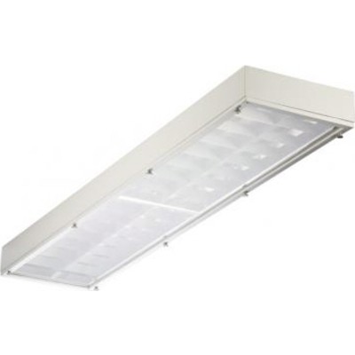 Светильник TL254 PC накладной, 1233х310, зеркальный растр, с защитным поликарбонатным стеклом, ЭПРА (класс энергосбережения EEI=А2), Helvar, Philips и т.п. Technolux®