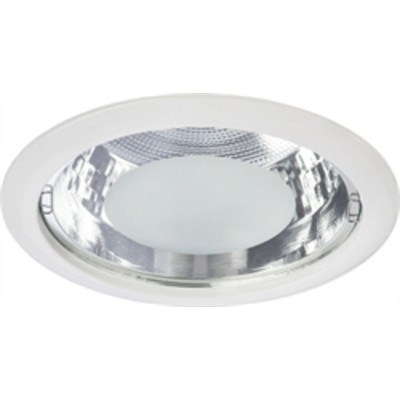 Светильник TL08-09 142 EL downlight (излучающий вниз), ø225, отражатель - зеркальный алюминий, рассеиватель - матовое стекло, ЭПРА (класс энергосбережения EEI=A2) Helvar, Philips, Osram 