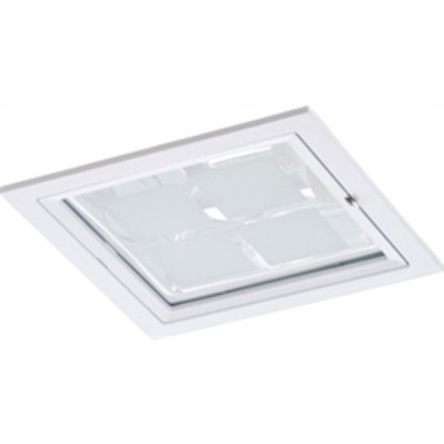 Светильник TL20-05 213 EL downlight (излучающий вниз), 200х200, отражатель - зеркальный алюминий, рассеиватель - матовое стекло, ЭПРА (класс энергосбережения EEI=A2) Helvar, Philips, Osram и 