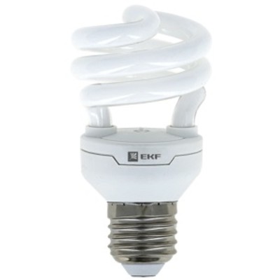 Лампа 30W энергосберегающая HS8-полуспираль 30W 4000K E27 8000h EKF HS8-T3-30-840-E27