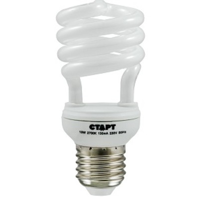 Лампа 15W ESP E27 2700K 105х41 8000ч (эконом) СТАРТ