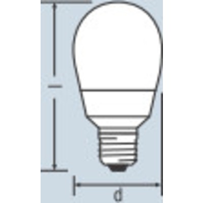 Лампа 15W DSST MIBA 15W/825 E27  4008321943507 OSRAM