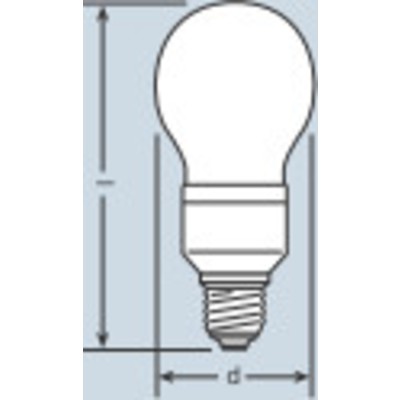 Лампа 11W DST CL A 11W/825 E27  4008321946263 OSRAM